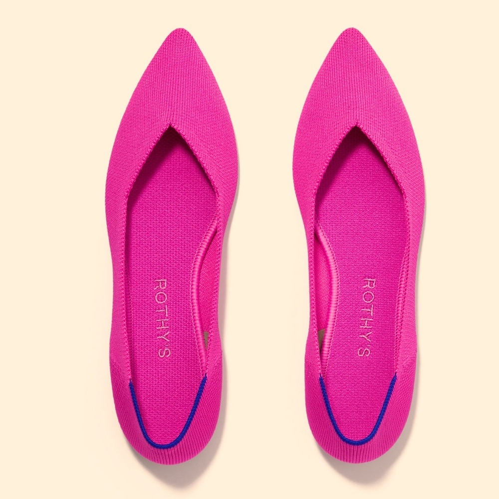Rothy's The Point in Dragon Fruit  Women's Flats